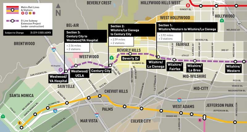 D Line Subway Extension Map