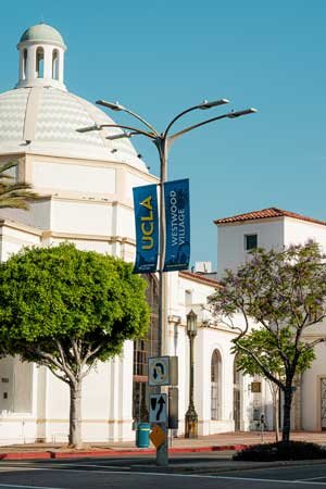 Vintage Streetlight in Westwood.