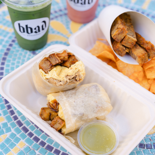 Picture of breakfast burrito